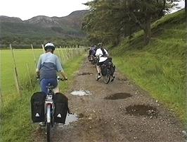 Following the shortcut track from Dundonnell to Eilean Darach Lodge, 32.7 miles from Carn Dearg